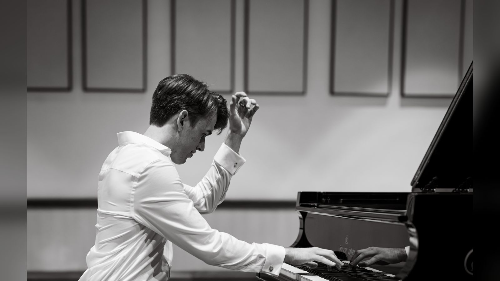 Dylan Ernst at the piano